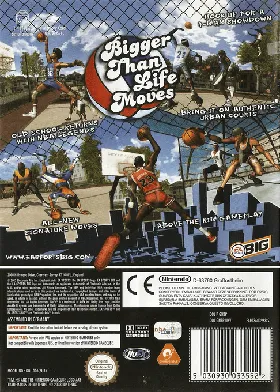 NBA Street Vol box cover back